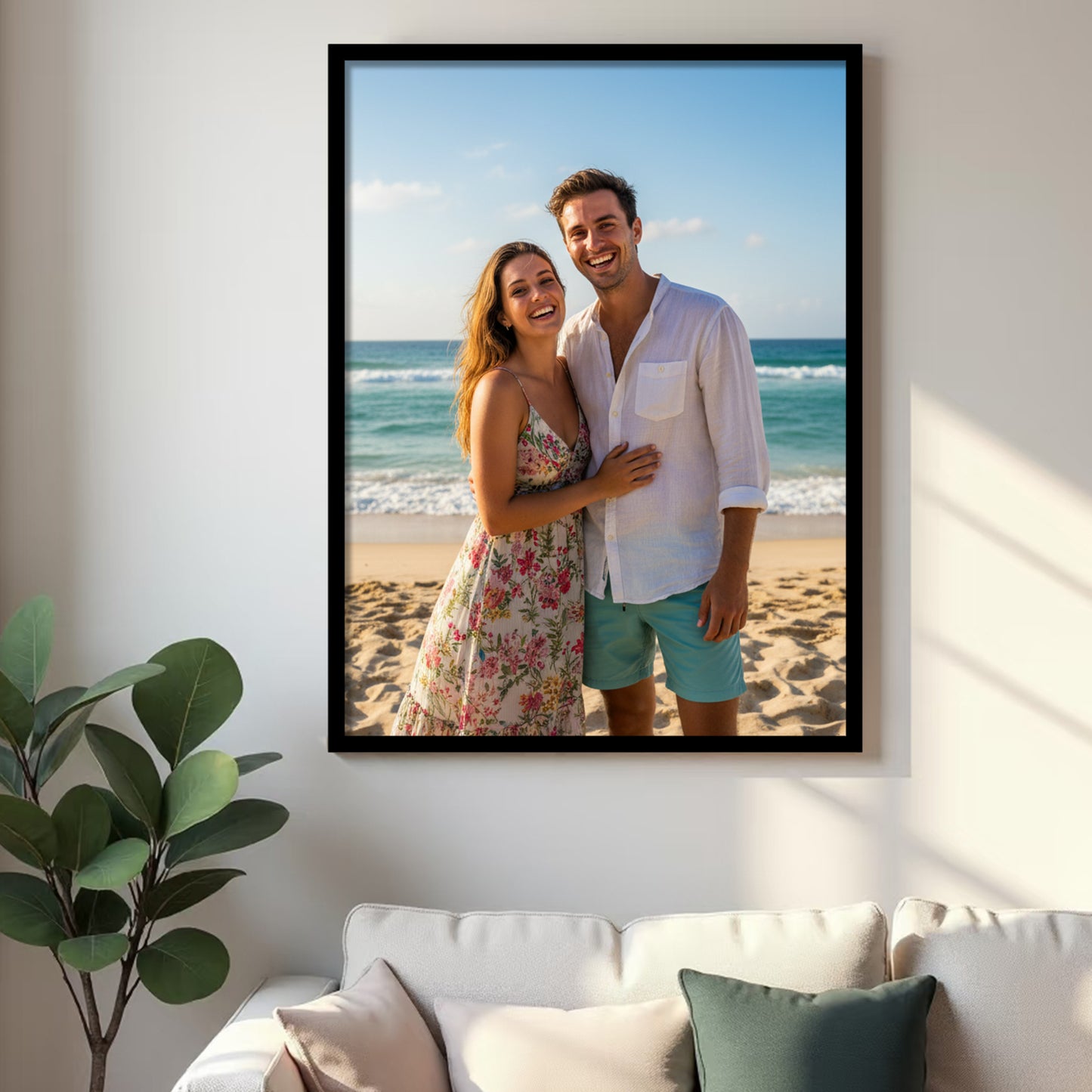 Kuxerla 11x14 Collage Picture Frame ,Displays 2Pcs 5x7 Pictures with Mat or 1Pcs 11x14 Picture without Mat , Collage Picture Frame for Horizontal or Vertical Display, Black, 1 Pack