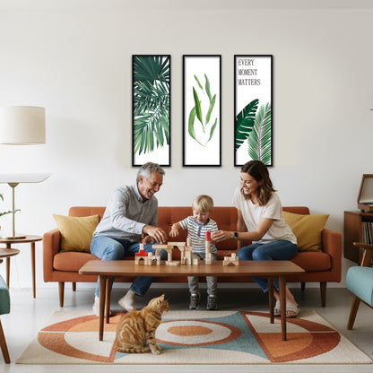 Kuxerla Puzzle Frame for 13x39 Puzzle,with Clear Acrylic Cover and Sturdy Back Panel,Horizontal or Vertical Display,Black
