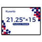 Kuxerla Puzzle Frame for 21.25x15 Puzzle,with Clear Acrylic Cover and Sturdy Back Panel,Horizontal or Vertical Display,Black