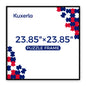 Kuxerla Black Picture Frame for 23.85x23.85 Puzzle，with Clear Acrylic Cover and Sturdy Back Panel